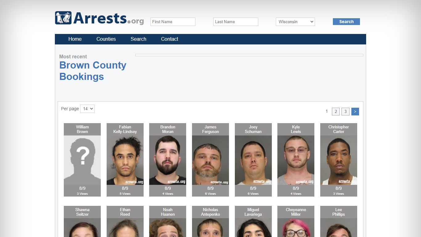 Brown County Arrests and Inmate Search